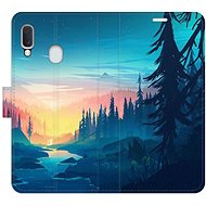 iSaprio flip case Magical Landscape for Samsung Galaxy A20e - Phone Cover