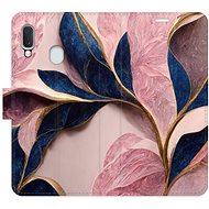 iSaprio flip pouzdro Pink Leaves pro Samsung Galaxy A20e - Phone Cover
