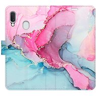 iSaprio flip pouzdro PinkBlue Marble pro Samsung Galaxy A20e - Phone Cover