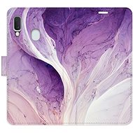 iSaprio flip case Purple Paint for Samsung Galaxy A20e - Phone Cover