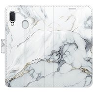 iSaprio flip case SilverMarble 15 for Samsung Galaxy A20e - Phone Cover