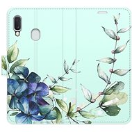iSaprio flip case Blue Flowers for Samsung Galaxy A20e - Phone Cover