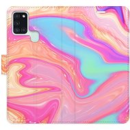 iSaprio flip pouzdro Abstract Paint 07 pro Samsung Galaxy A21s - Phone Cover