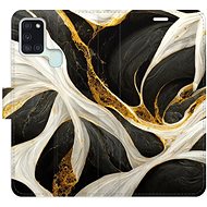 iSaprio flip case BlackGold Marble for Samsung Galaxy A21s - Phone Cover