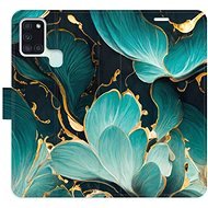 iSaprio flip pouzdro Blue Flowers 02 pro Samsung Galaxy A21s - Phone Cover