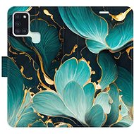 iSaprio flip case Blue Flowers 02 for Samsung Galaxy A21s - Phone Cover