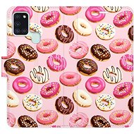 iSaprio flip case Donuts Pattern 03 for Samsung Galaxy A21s - Phone Cover