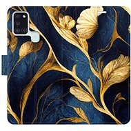 iSaprio flip case GoldBlue for Samsung Galaxy A21s - Phone Cover