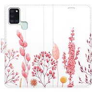 iSaprio flip pouzdro Pink Flowers 03 pro Samsung Galaxy A21s - Phone Cover