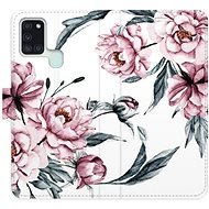 iSaprio flip puzdro Pink Flowers na Samsung Galaxy A21s - Kryt na mobil