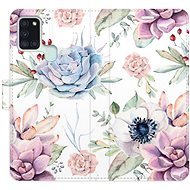 iSaprio flip pouzdro Succulents Pattern pro Samsung Galaxy A21s - Phone Cover