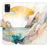 iSaprio flip pouzdro Winter in the Mountains pro Samsung Galaxy A21s - Phone Cover