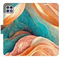 iSaprio flip pouzdro Blue and Orange pro Samsung Galaxy A22 5G - Phone Cover