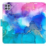 iSaprio flip case BluePink Paint for Samsung Galaxy A22 5G - Phone Cover