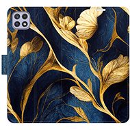 iSaprio flip case GoldBlue for Samsung Galaxy A22 5G - Phone Cover