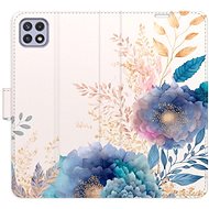 iSaprio flip pouzdro Ornamental Flowers 03 pro Samsung Galaxy A22 5G - Phone Cover