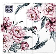 iSaprio flip pouzdro Pink Flowers pro Samsung Galaxy A22 5G - Phone Cover