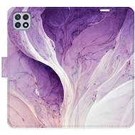 iSaprio flip case Purple Paint for Samsung Galaxy A22 5G - Phone Cover