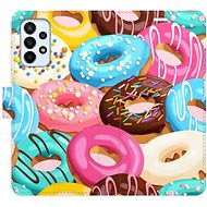 iSaprio flip pouzdro Donuts Pattern 02 pro Samsung Galaxy A23 / A23 5G - Phone Cover