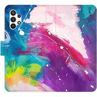 iSaprio flip pouzdro Abstract Paint 05 pro Samsung Galaxy A32 - Phone Cover