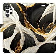 iSaprio flip pouzdro BlackGold Marble pro Samsung Galaxy A32 - Phone Cover