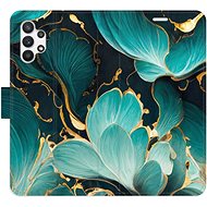 iSaprio flip case Blue Flowers 02 for Samsung Galaxy A32 - Phone Cover