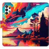 iSaprio flip pouzdro Colorful Mountains 02 pro Samsung Galaxy A32 - Phone Cover