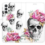 iSaprio flip pouzdro Crazy Skull pro Samsung Galaxy A32 - Phone Cover