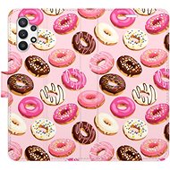 iSaprio flip pouzdro Donuts Pattern 03 pro Samsung Galaxy A32 - Phone Cover