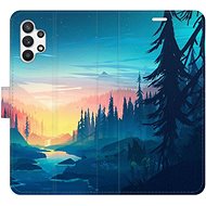 iSaprio flip case Magical Landscape for Samsung Galaxy A32 - Phone Cover