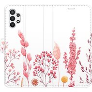 iSaprio flip pouzdro Pink Flowers 03 pro Samsung Galaxy A32 - Phone Cover