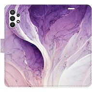 iSaprio flip pouzdro Purple Paint pro Samsung Galaxy A32 - Phone Cover