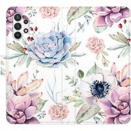 iSaprio flip case Succulents Pattern for Samsung Galaxy A32 - Phone Cover