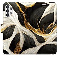 iSaprio flip case BlackGold Marble for Samsung Galaxy A32 5G - Phone Cover