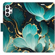 iSaprio flip case Blue Flowers 02 for Samsung Galaxy A32 5G - Phone Cover