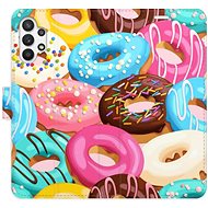 iSaprio flip pouzdro Donuts Pattern 02 pro Samsung Galaxy A32 5G - Phone Cover