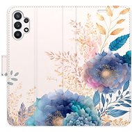 iSaprio flip case Ornamental Flowers 03 for Samsung Galaxy A32 5G - Phone Cover