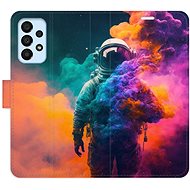 iSaprio flip case Astronaut in Colours 02 for Samsung Galaxy A33 5G - Phone Cover
