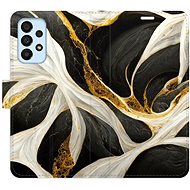 iSaprio flip pouzdro BlackGold Marble pro Samsung Galaxy A33 5G - Phone Cover