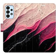 iSaprio flip pouzdro BlackPink Marble pro Samsung Galaxy A33 5G - Phone Cover