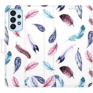 iSaprio flip pouzdro Colorful Feathers pro Samsung Galaxy A33 5G - Phone Cover