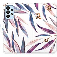 iSaprio flip case Ornamental Leaves for Samsung Galaxy A33 5G - Phone Cover