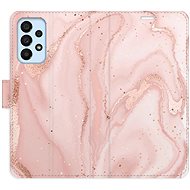 iSaprio flip pouzdro RoseGold Marble pro Samsung Galaxy A33 5G - Phone Cover
