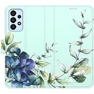 iSaprio flip pouzdro Blue Flowers pro Samsung Galaxy A33 5G - Phone Cover