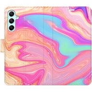 iSaprio flip pouzdro Abstract Paint 07 pro Samsung Galaxy A34 5G - Phone Cover