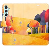 iSaprio flip case Autumn Forest for Samsung Galaxy A34 5G - Phone Cover