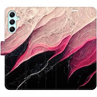iSaprio flip pouzdro BlackPink Marble pro Samsung Galaxy A34 5G - Phone Cover