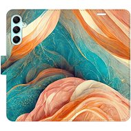 iSaprio flip pouzdro Blue and Orange pro Samsung Galaxy A34 5G - Phone Cover