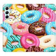 iSaprio flip pouzdro Donuts Pattern 02 pro Samsung Galaxy A34 5G - Phone Cover