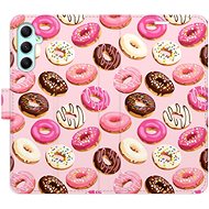 iSaprio flip pouzdro Donuts Pattern 03 pro Samsung Galaxy A34 5G - Phone Cover